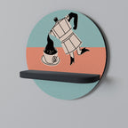POWER ESPRESSO Art Shelf