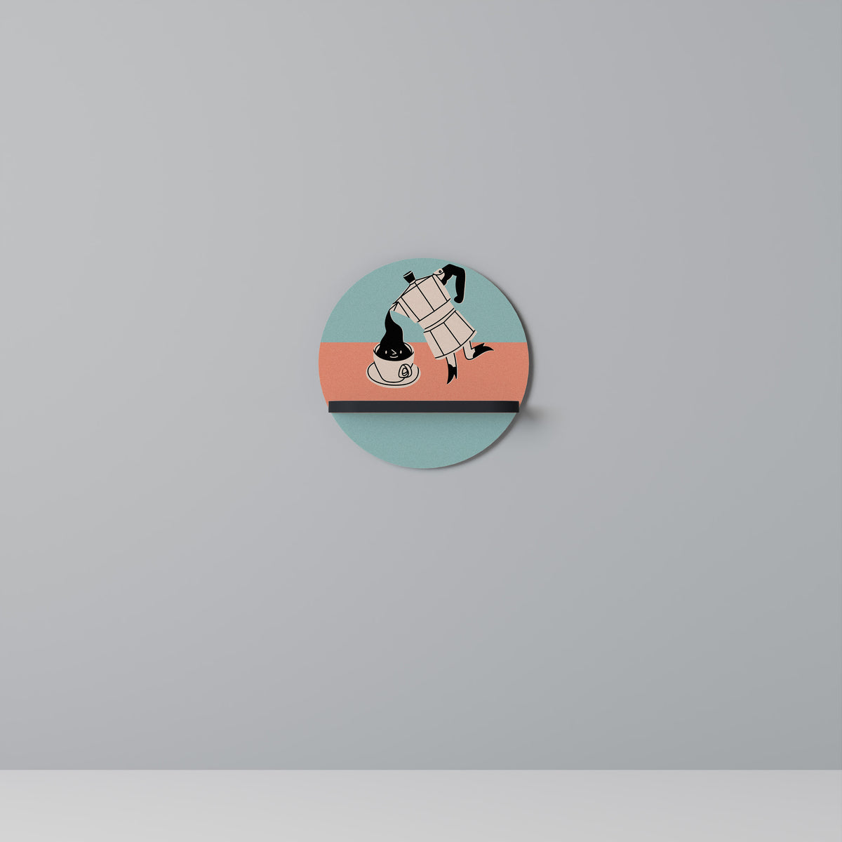 POWER ESPRESSO Art Shelf