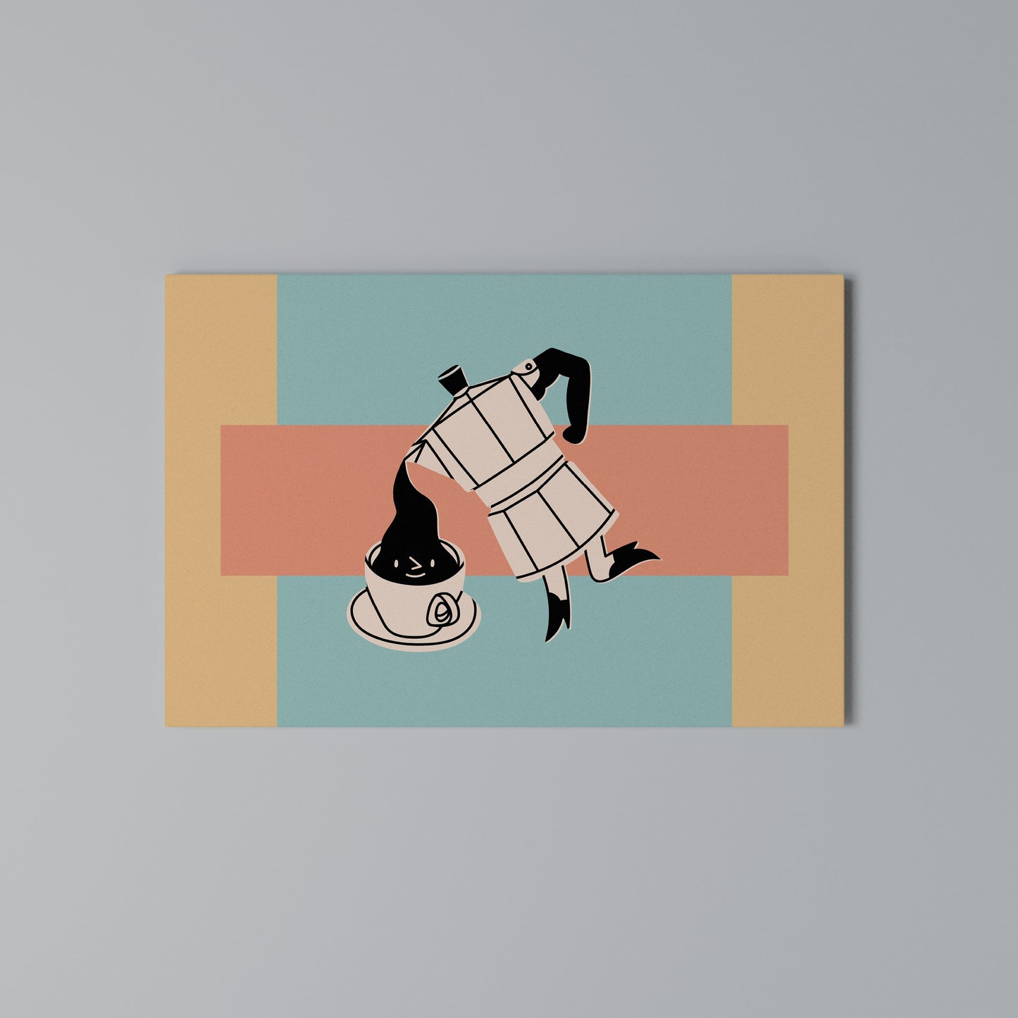 POWER ESPRESSO Horizontal Canvas Print