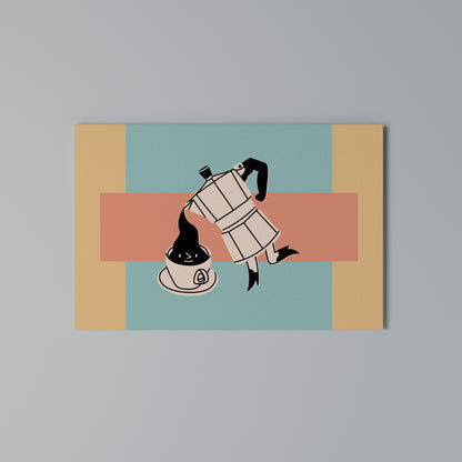 POWER ESPRESSO Horizontal Canvas Print