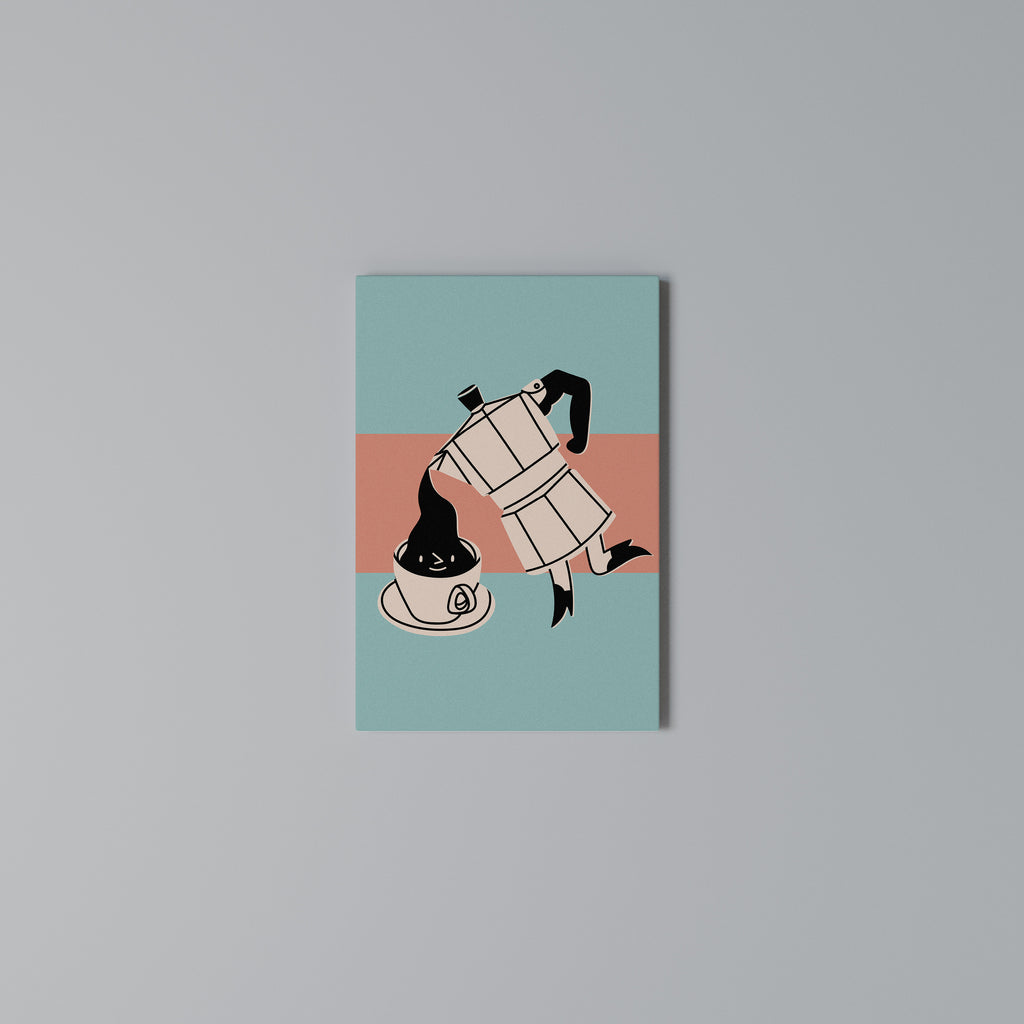 POWER ESPRESSO Vertical Canvas Print