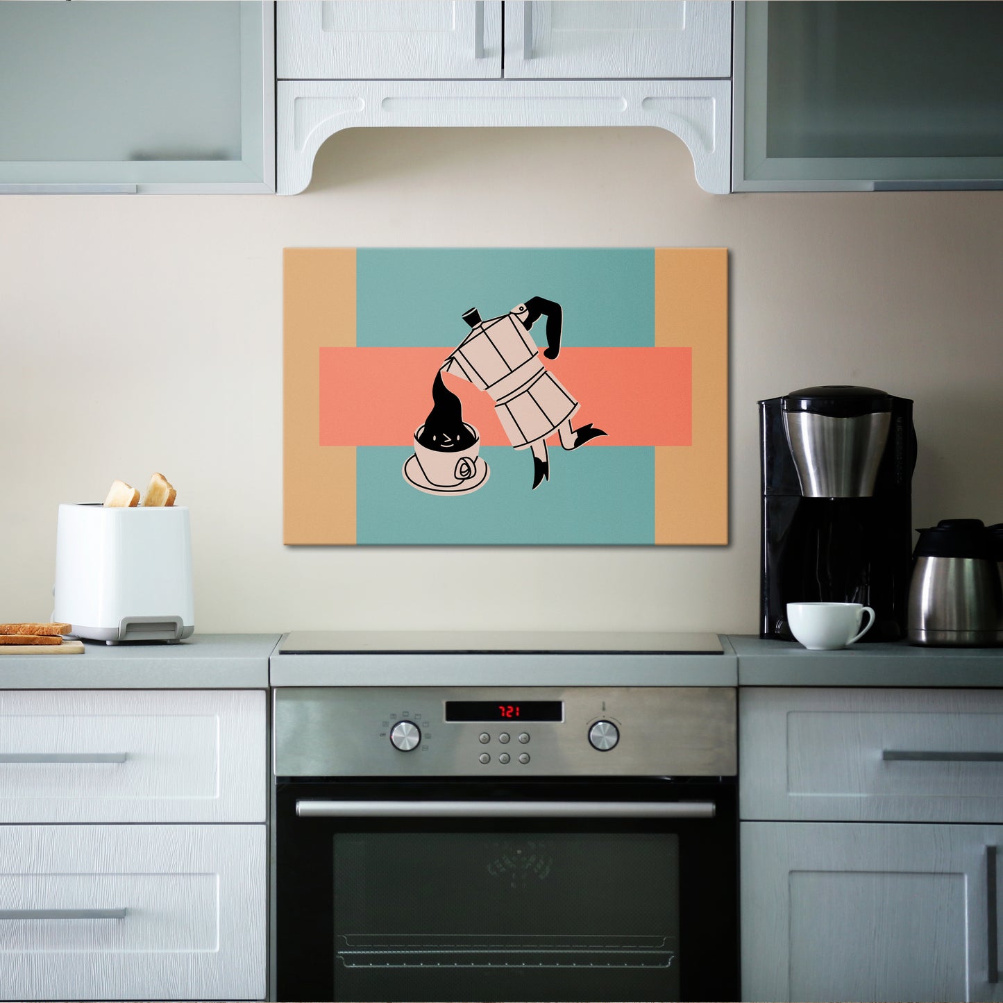 POWER ESPRESSO Horizontal Canvas Print