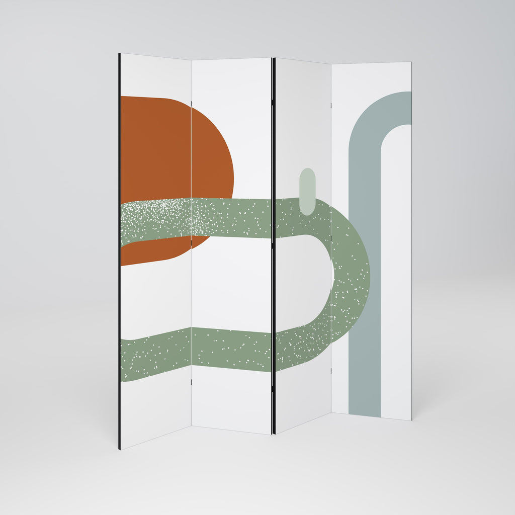 INFINITY'S EMBRACE Decorative 4-Panel Room Divider