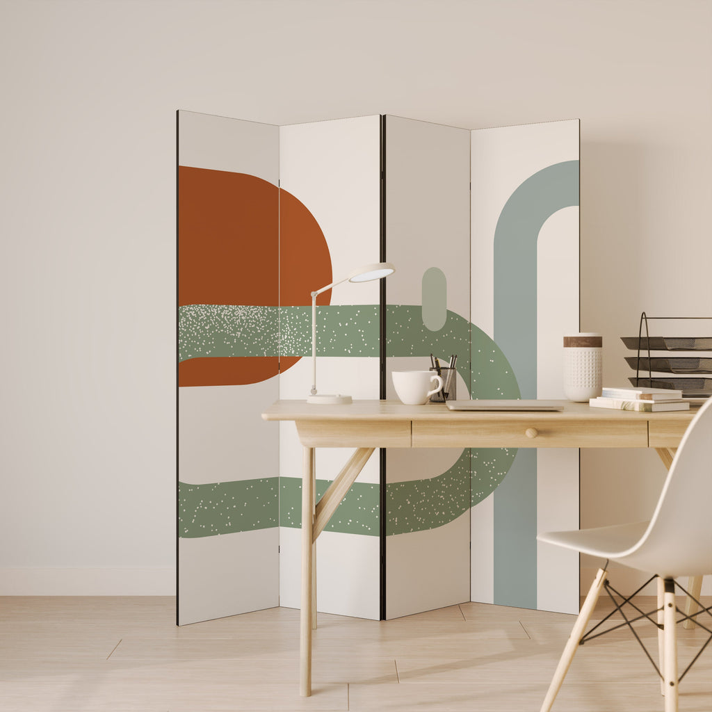 INFINITY'S EMBRACE Decorative 4-Panel Room Divider