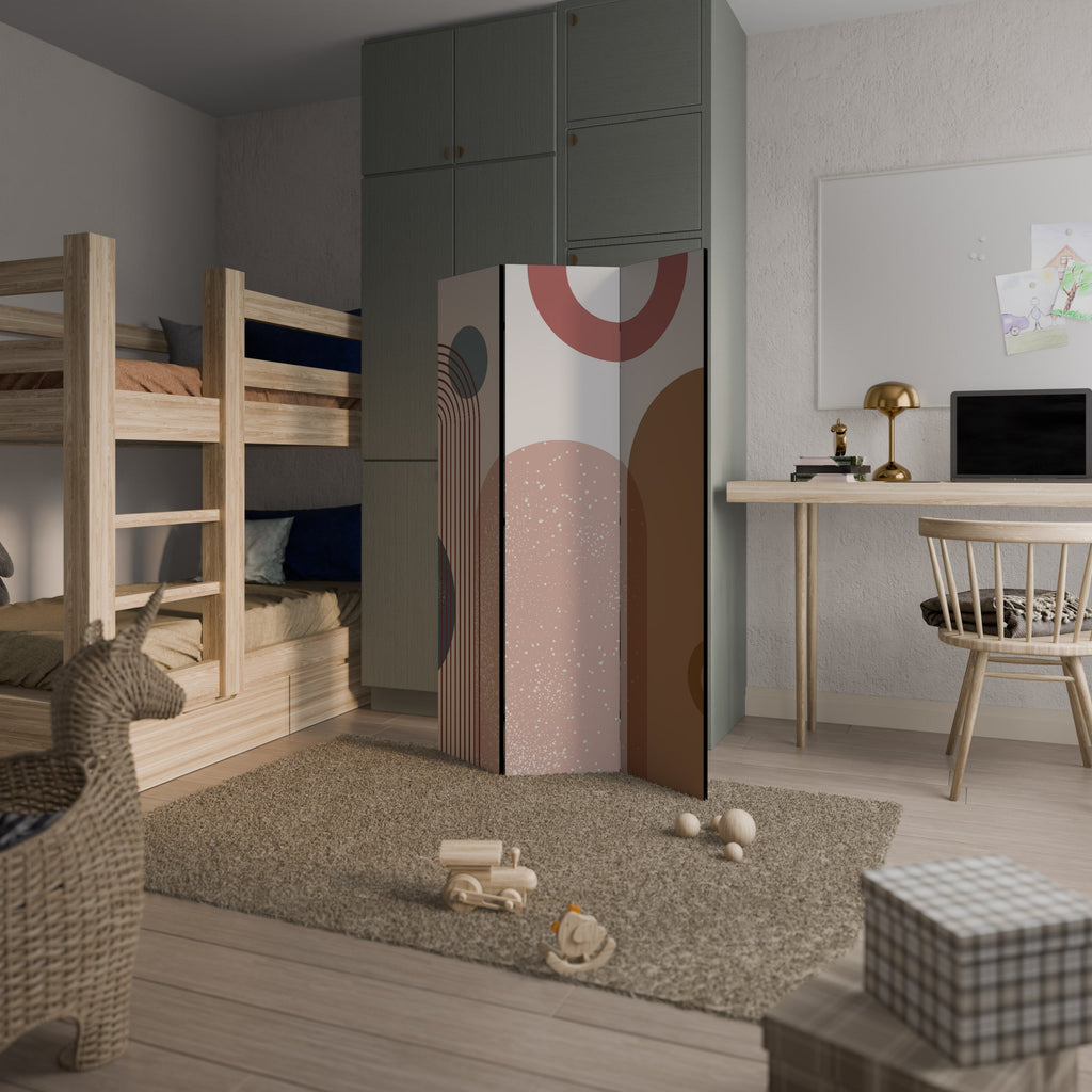 SHAPESCAPE LEAP Decorative 3-Panel Room Divider