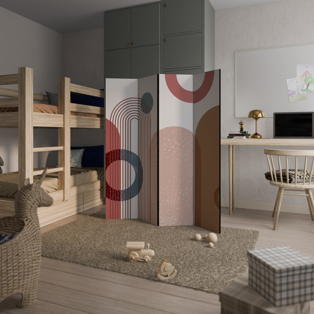 SHAPESCAPE LEAP Decorative 4-Panel Room Divider