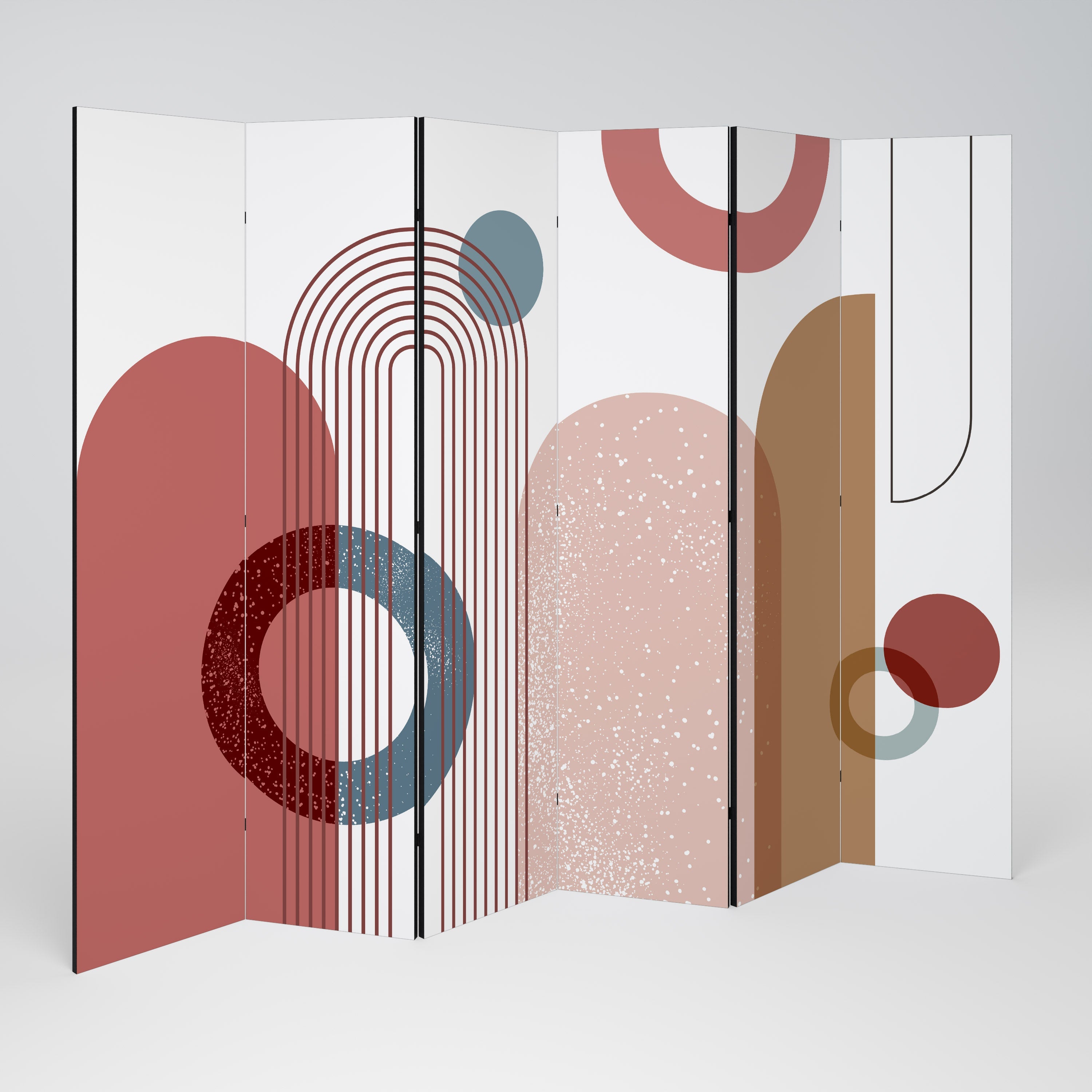 SHAPESCAPE LEAP Decorative 6-Panel Room Divider