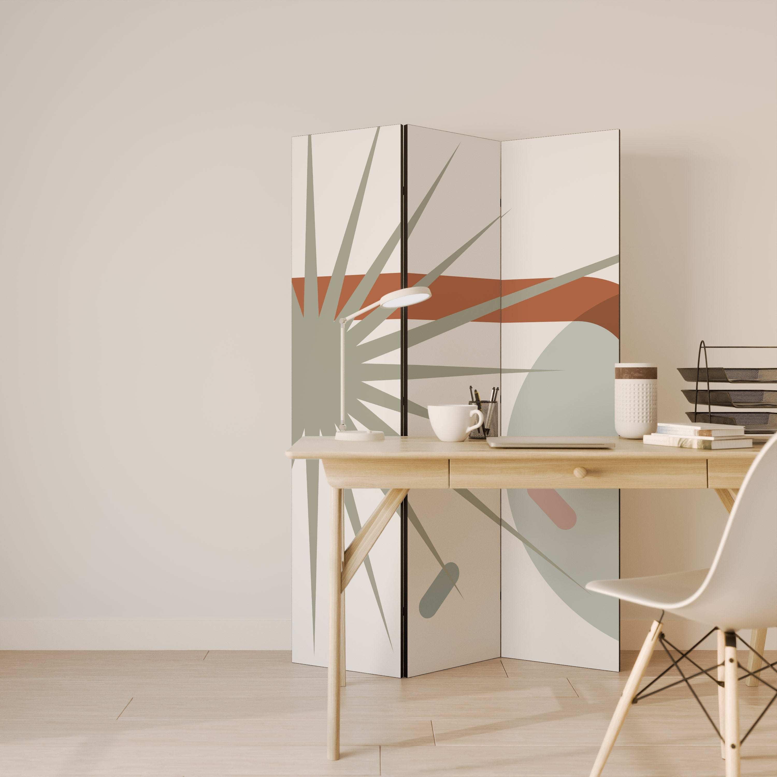 SHAPESHIFT FUSION Decorative 3-Panel Room Divider