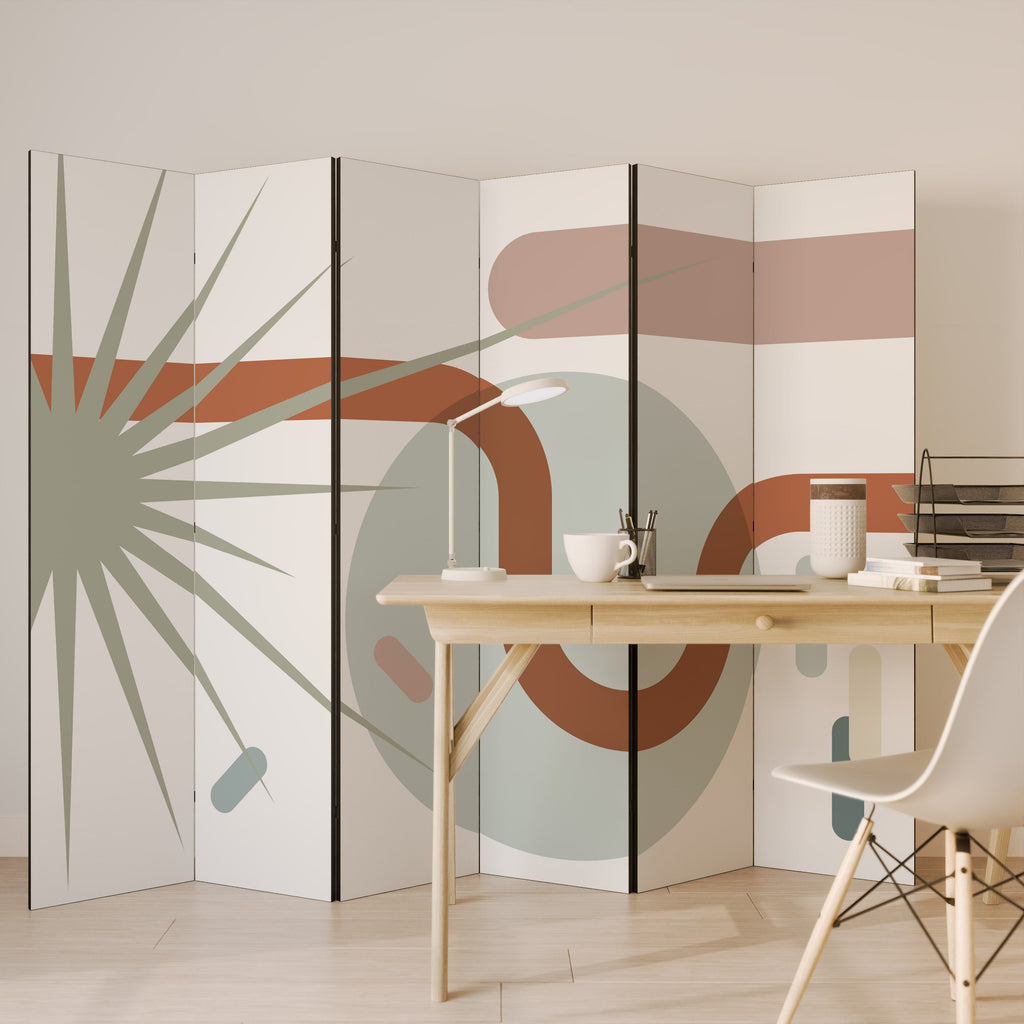 SHAPESHIFT FUSION Decorative 6-Panel Room Divider