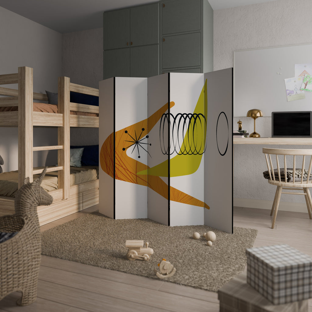 MAGNETIC HIT Decorative 5-Panel Room Divider