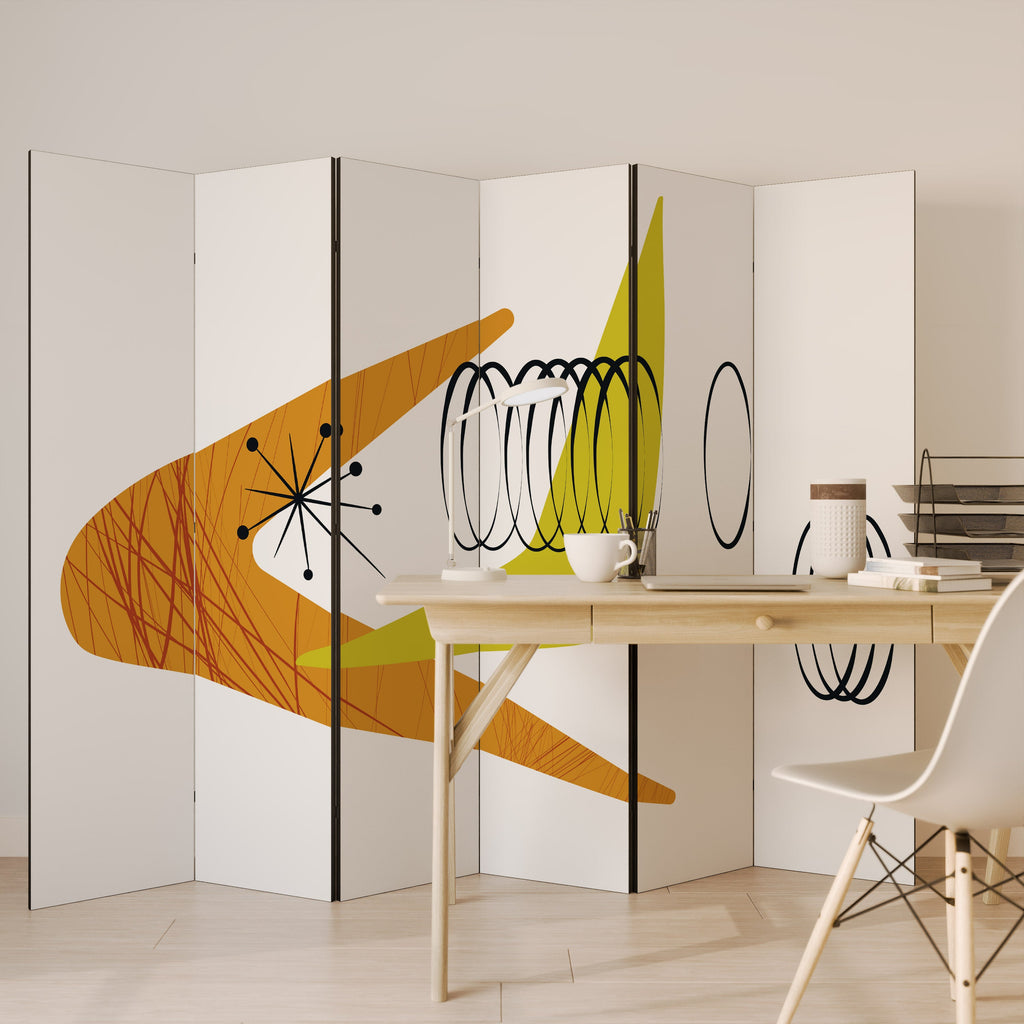 MAGNETIC HIT Decorative 6-Panel Room Divider