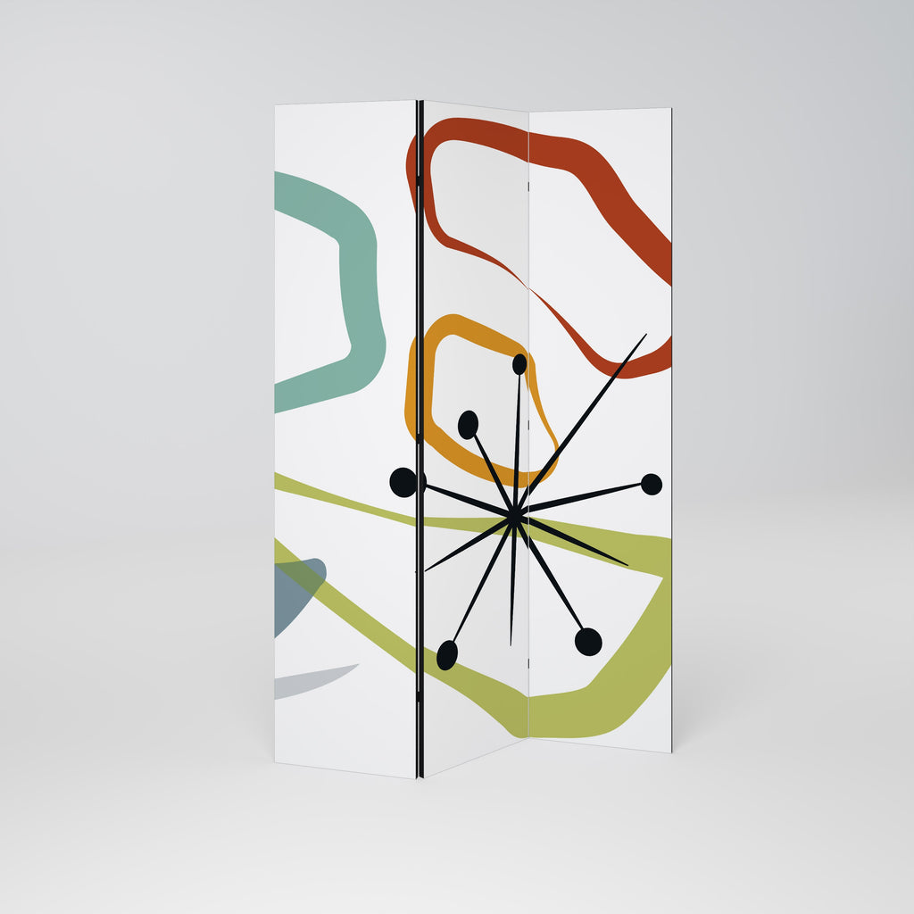 INTO THE RIM Decorative 3-Panel Room Divider