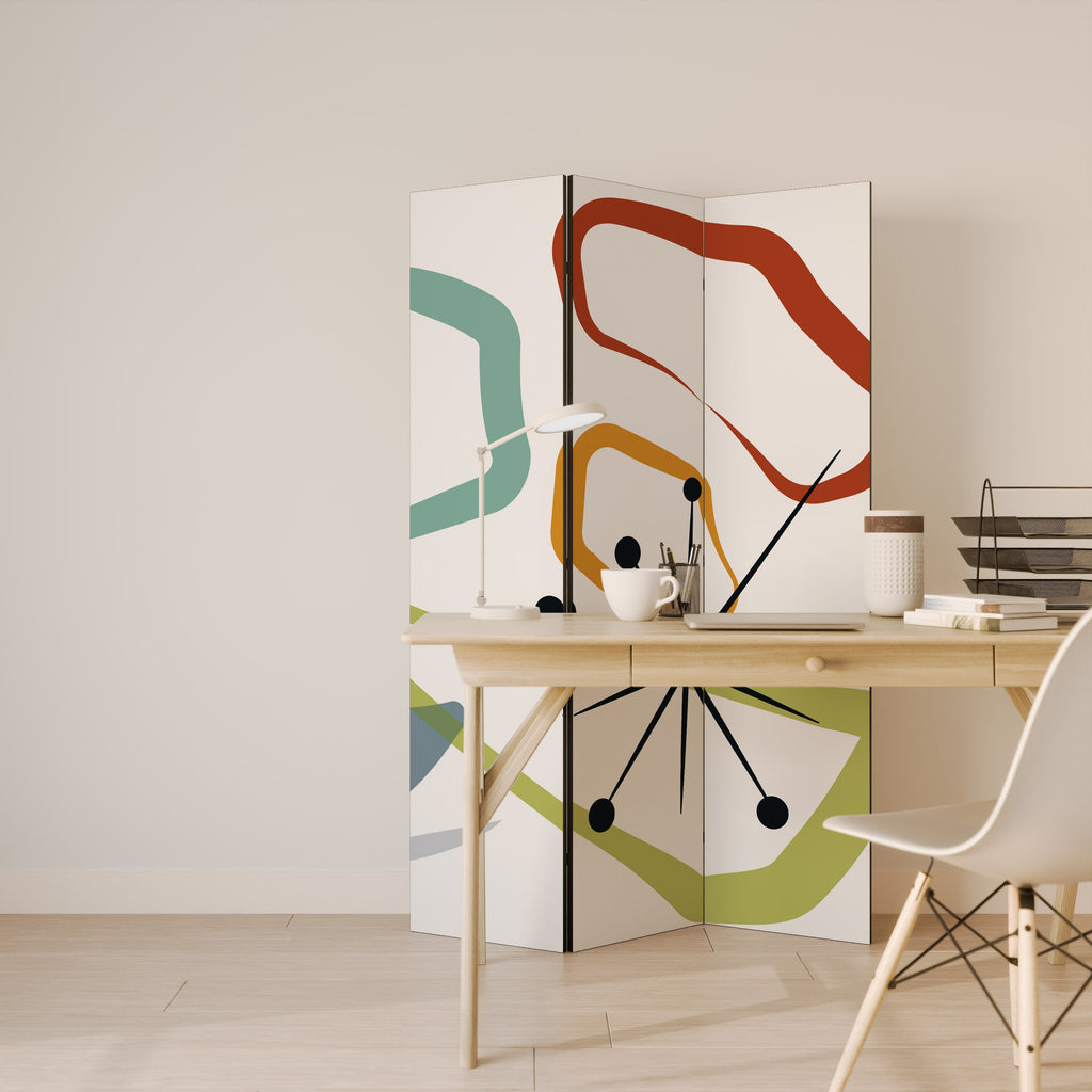 INTO THE RIM Decorative 3-Panel Room Divider