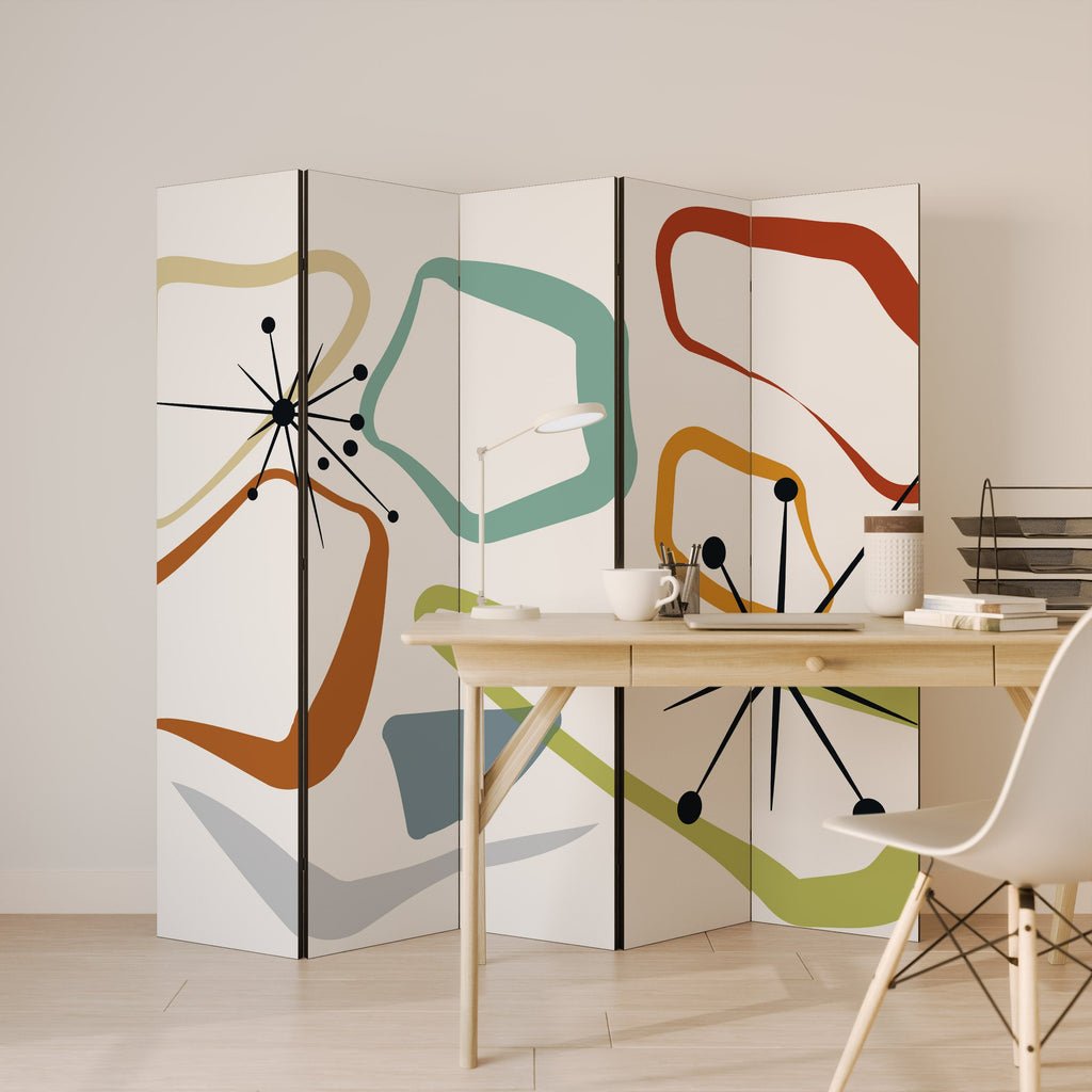 INTO THE RIM Decorative 5-Panel Room Divider