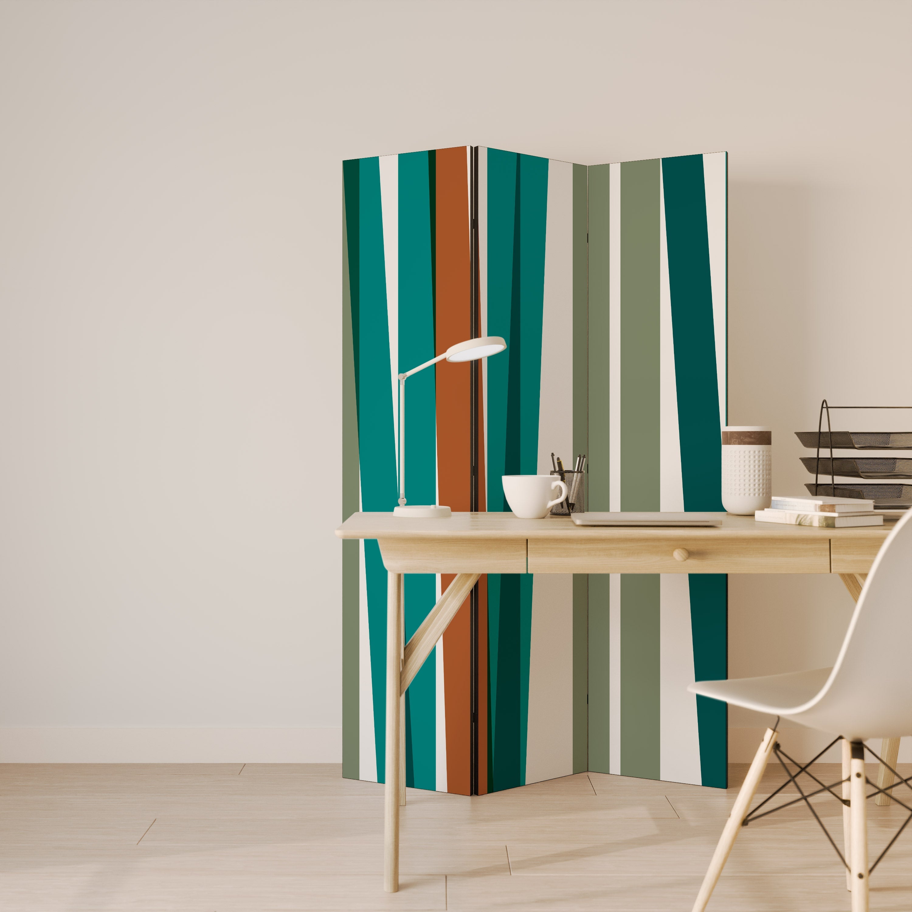 MEDLEY DROP Decorative 3-Panel Room Divider