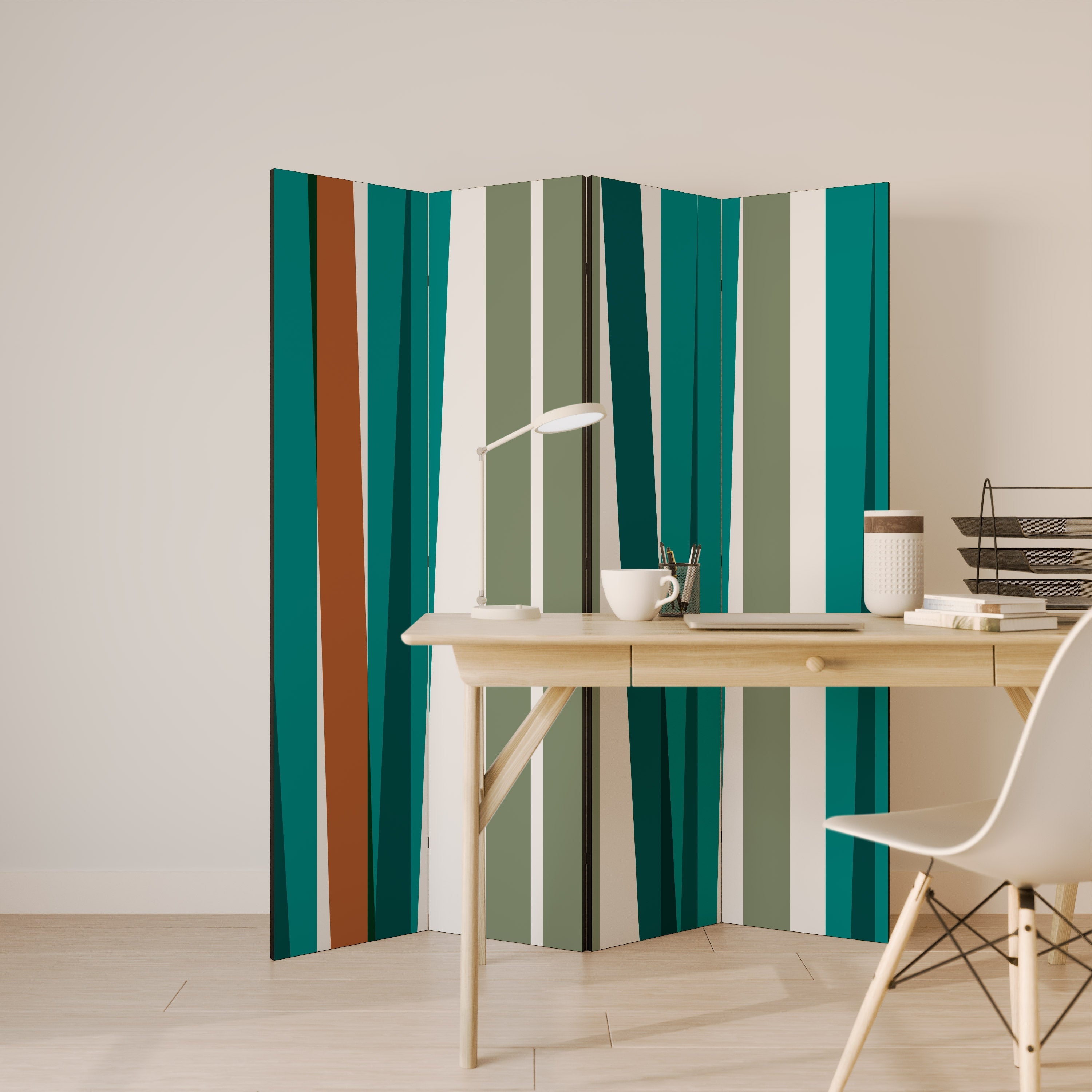 MEDLEY DROP Decorative 4-Panel Room Divider