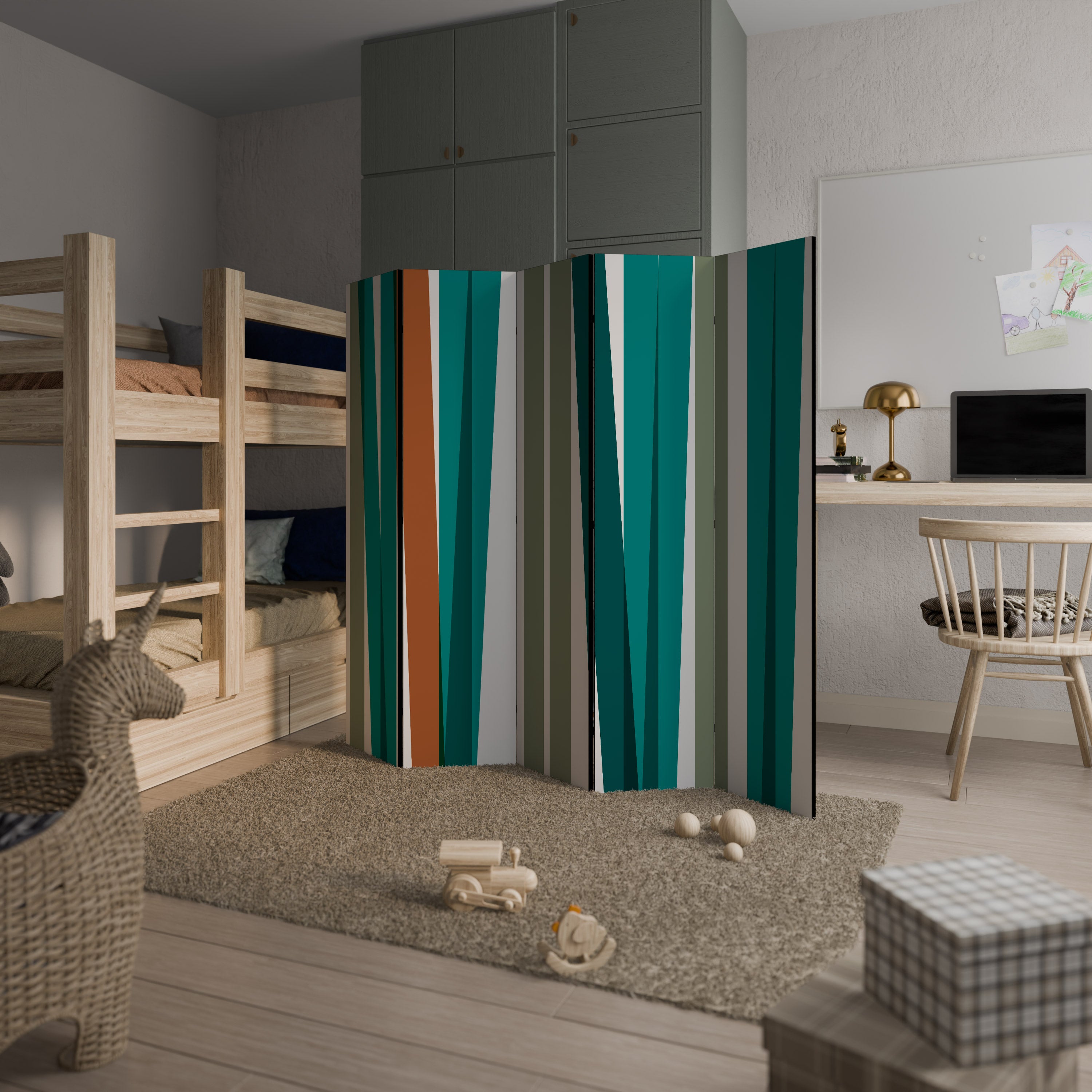 MEDLEY DROP 5-Panel Room Divider