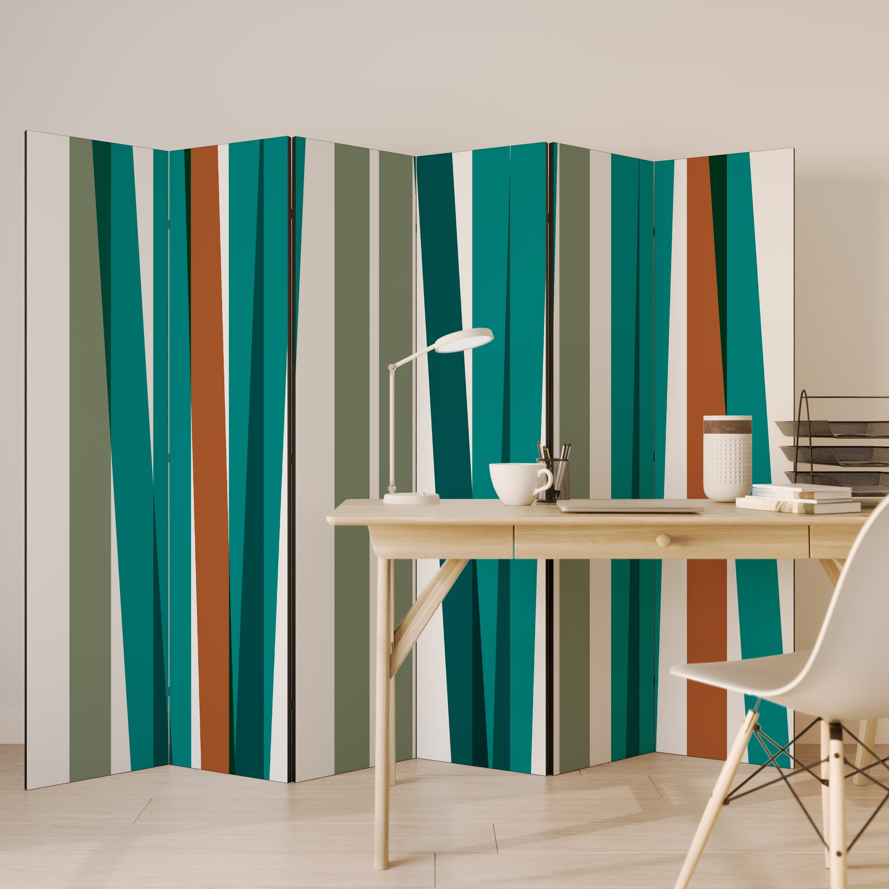 MEDLEY DROP Decorative 6-Panel Room Divider