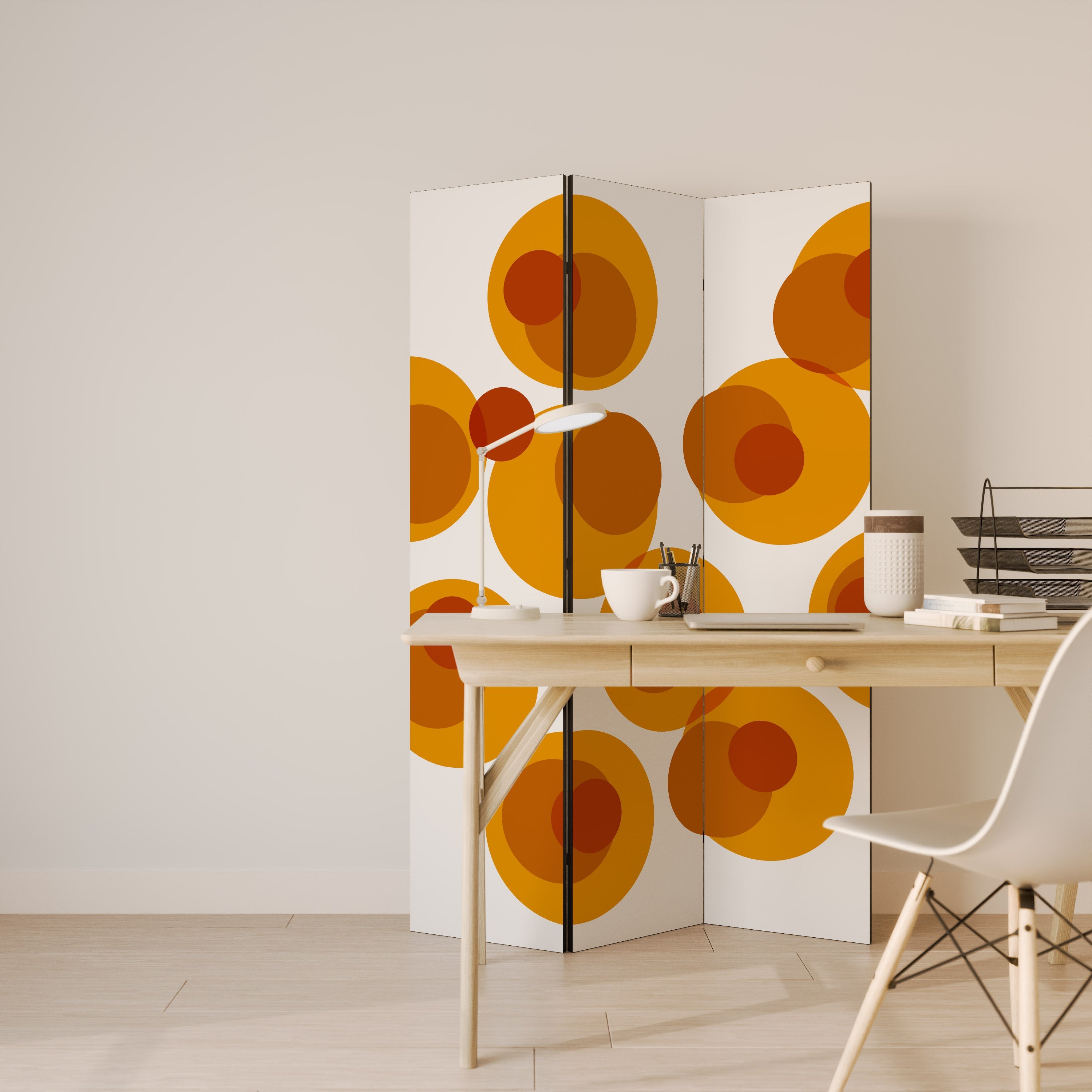 CONFIGURATION LOSS Decorative 3-Panel Room Divider