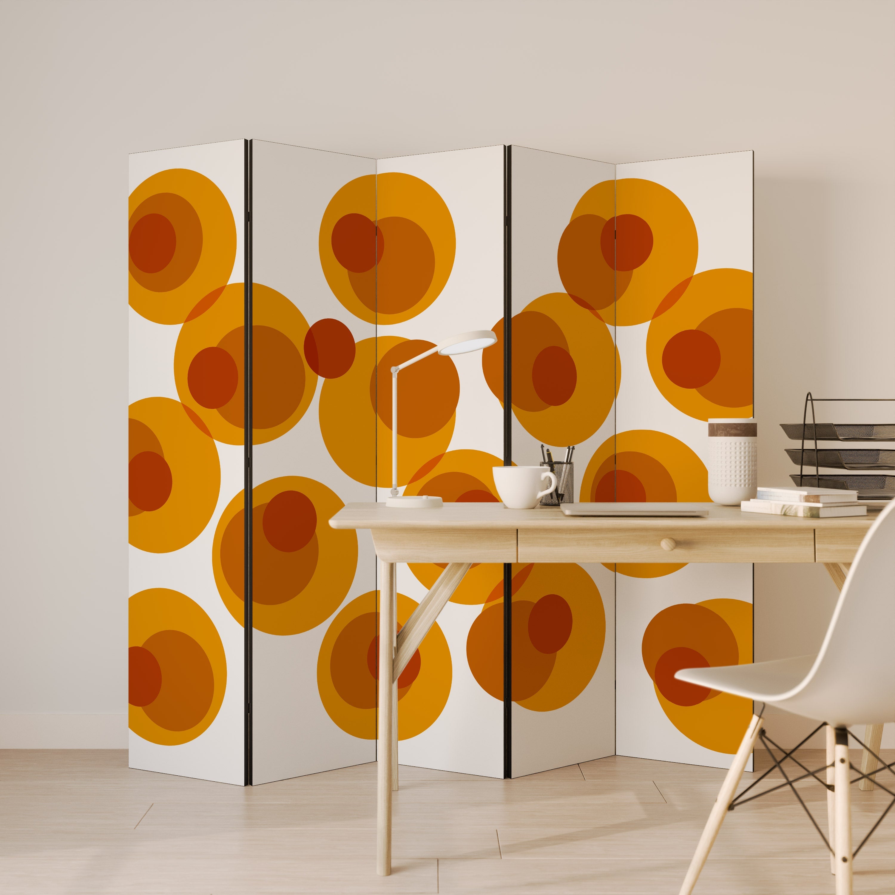 CONFIGURATION LOSS Decorative 5-Panel Room Divider