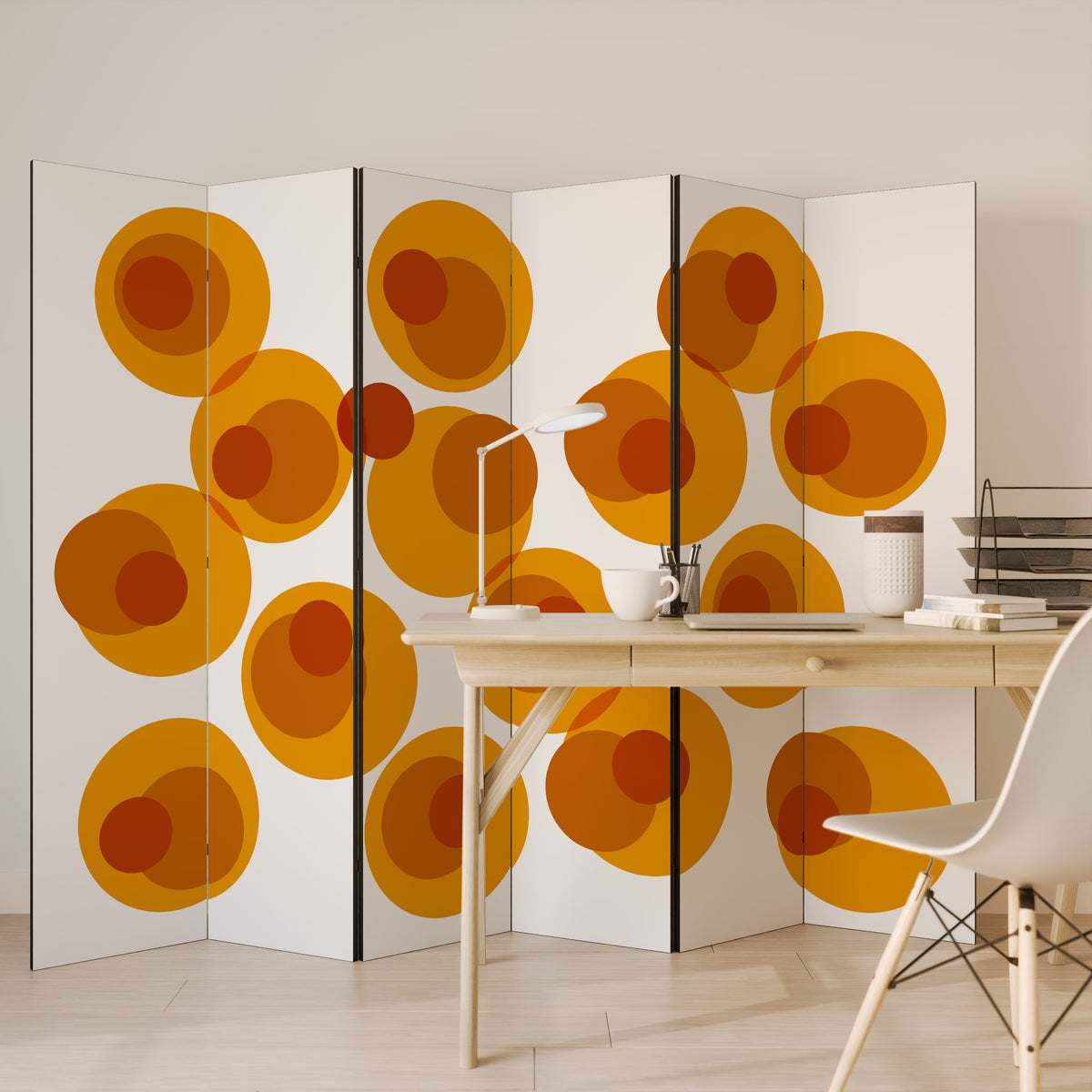 CONFIGURATION LOSS 6-Panel Room Divider