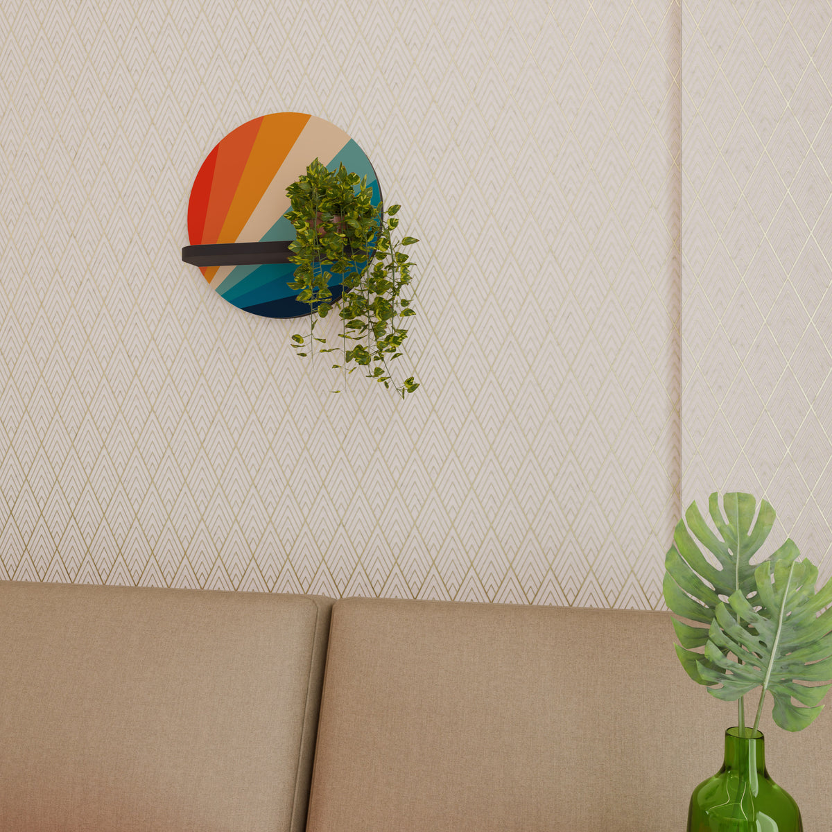 PRISM CONCUSSION Art Shelf