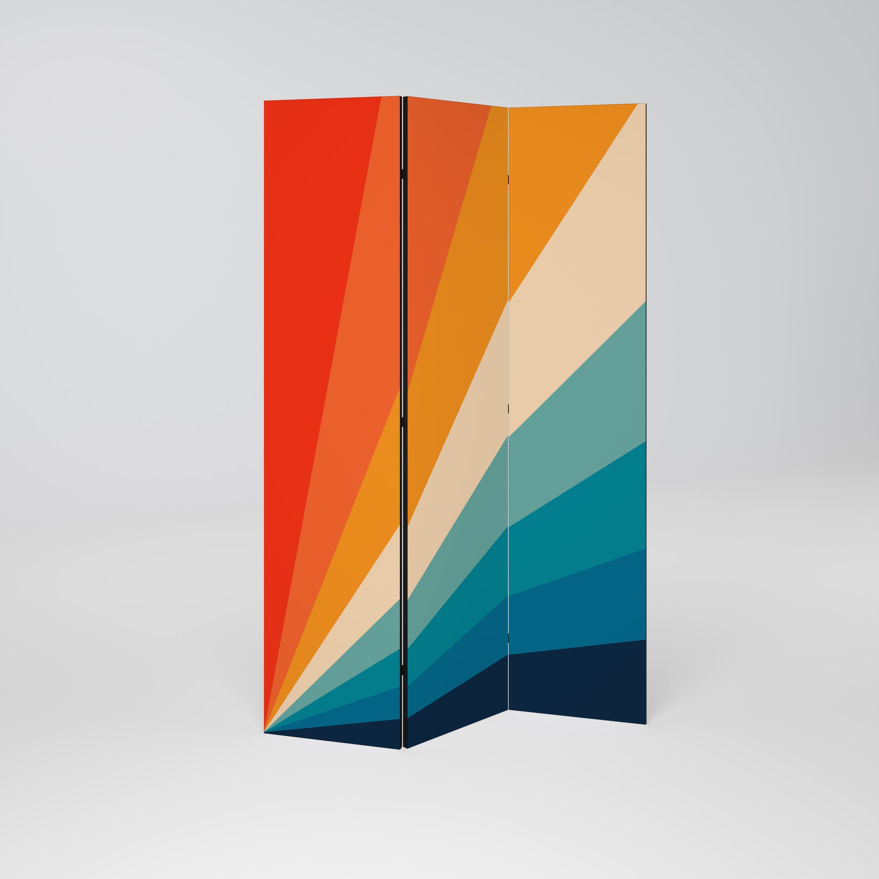 PRISM CONCUSSION Decorative 3-Panel Room Divider
