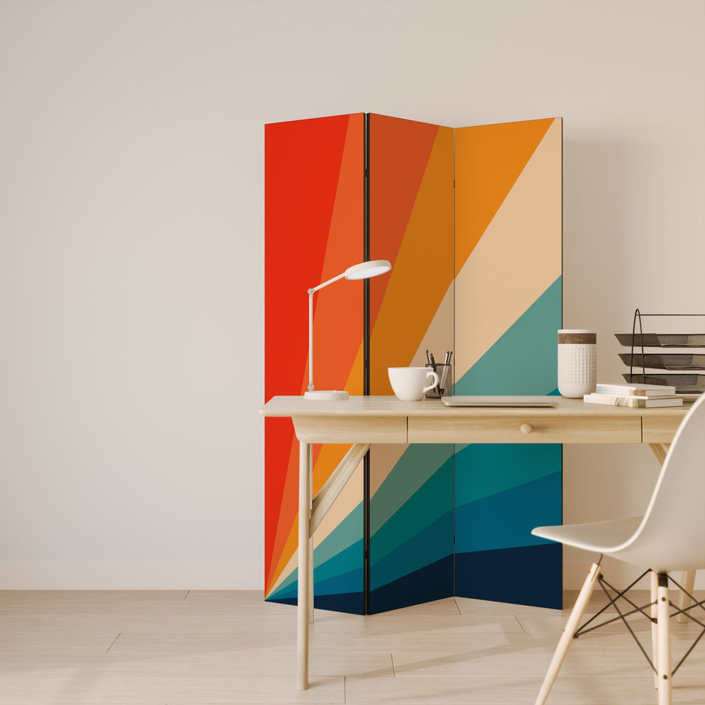 PRISM CONCUSSION Decorative 3-Panel Room Divider