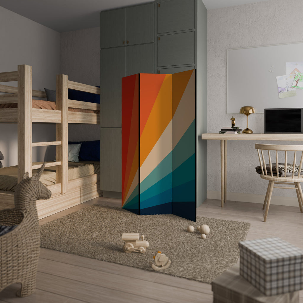 PRISM CONCUSSION Decorative 3-Panel Room Divider