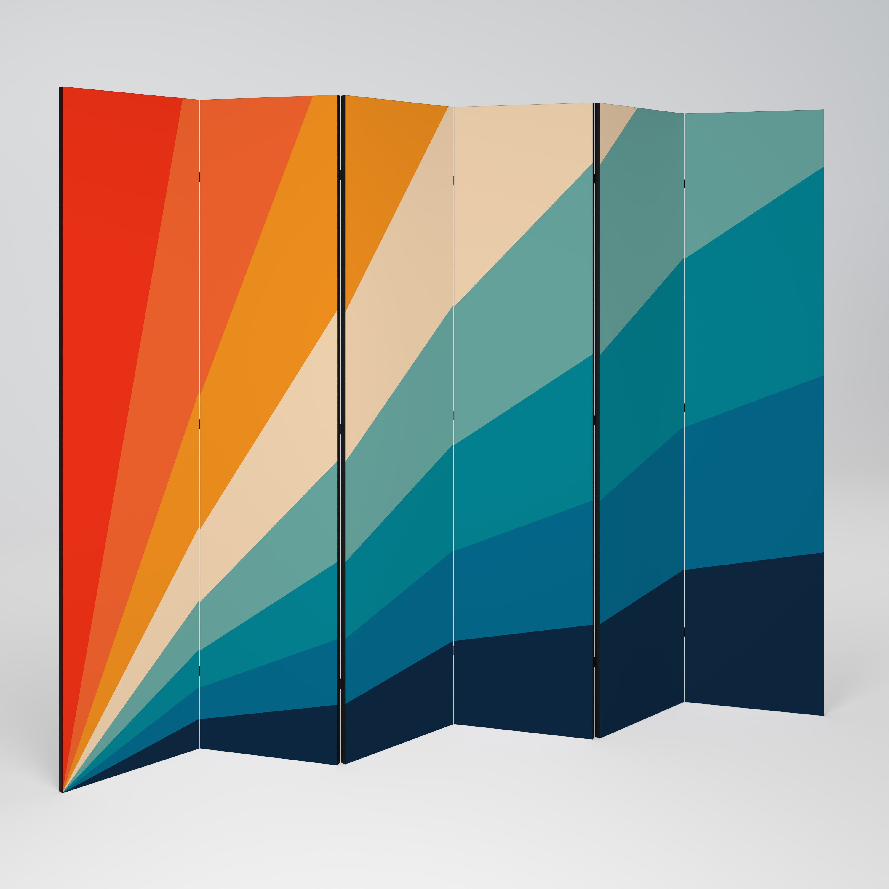 PRISM CONCUSSION Decorative 6-Panel Room Divider