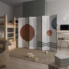 QUIET SNAPSHOT 6-Panel Room Divider