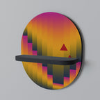 GOLDEN FADE Art Shelf