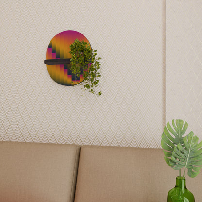 GOLDEN FADE Art Shelf