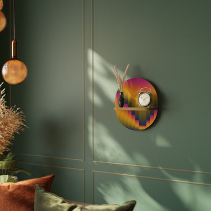 GOLDEN FADE Art Shelf