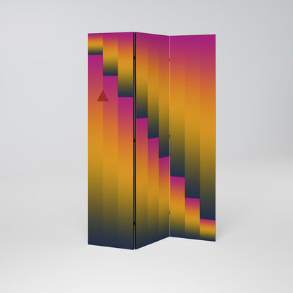 GOLDEN FADE 3-Panel Room Divider