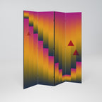 GOLDEN FADE 4-Panel Room Divider