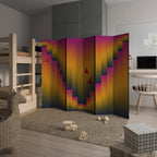 GOLDEN FADE 6-Panel Room Divider