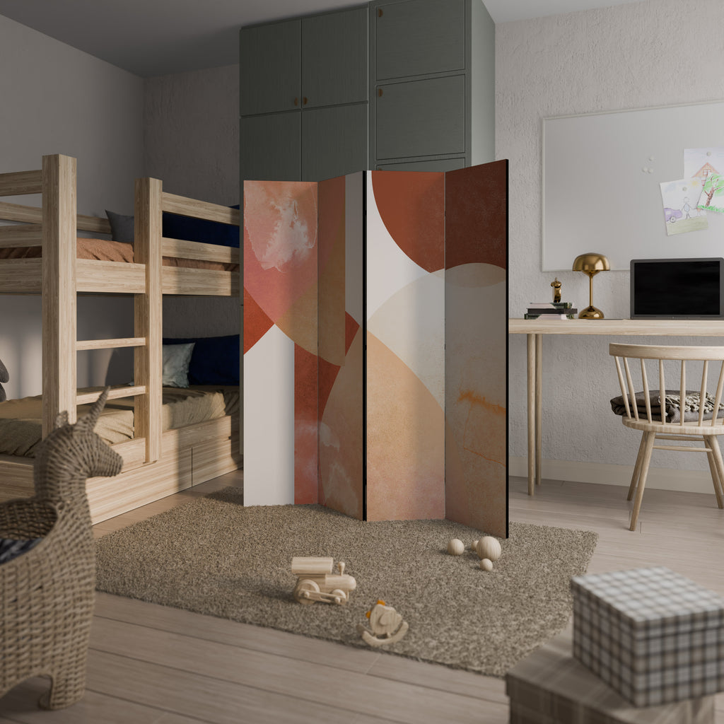 LEVITATING HOURS 4-Panel Room Divider