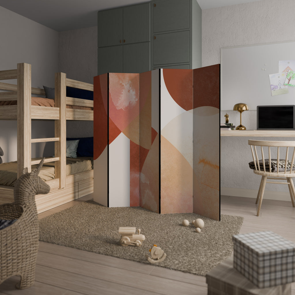 LEVITATING HOURS 5-Panel Room Divider