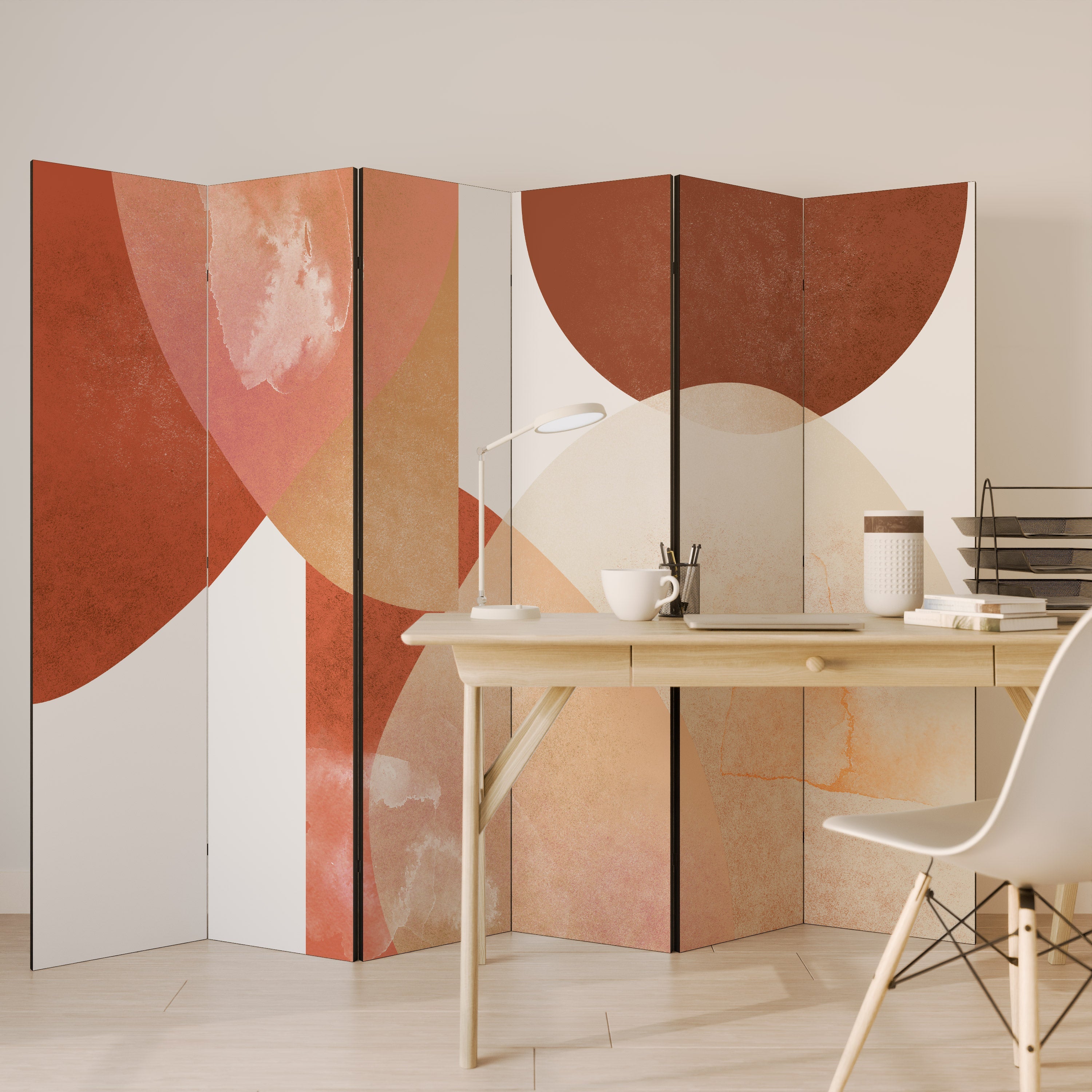 LEVITATING HOURS Decorative 6-Panel Room Divider