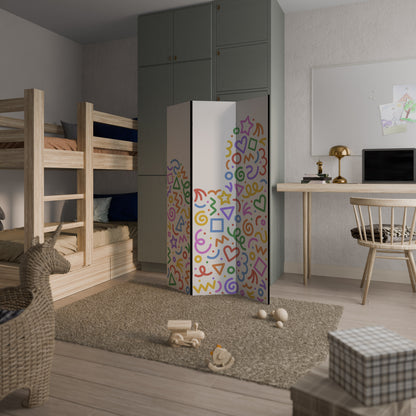 SHAPE EXCITEMENT 3-Panel Room Divider