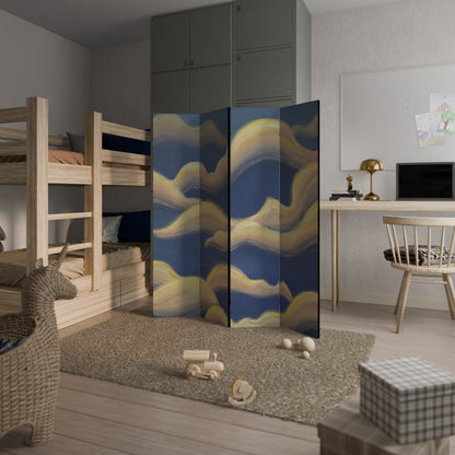 CLOUD RUFFLE 4-Panel Room Divider