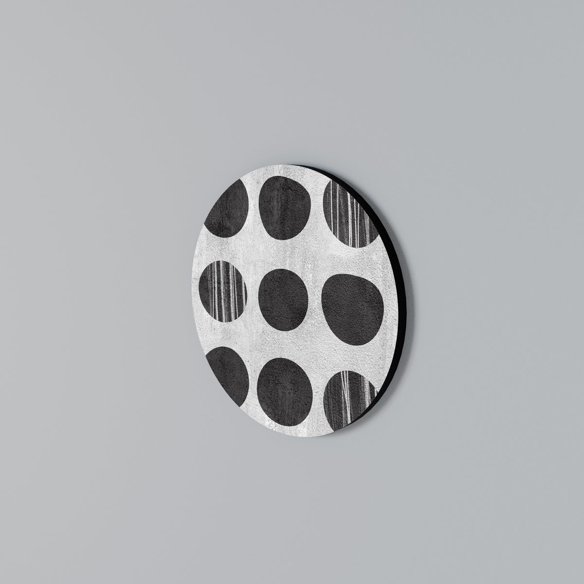 GHOSTLY GRADIENTS Round Wall Art