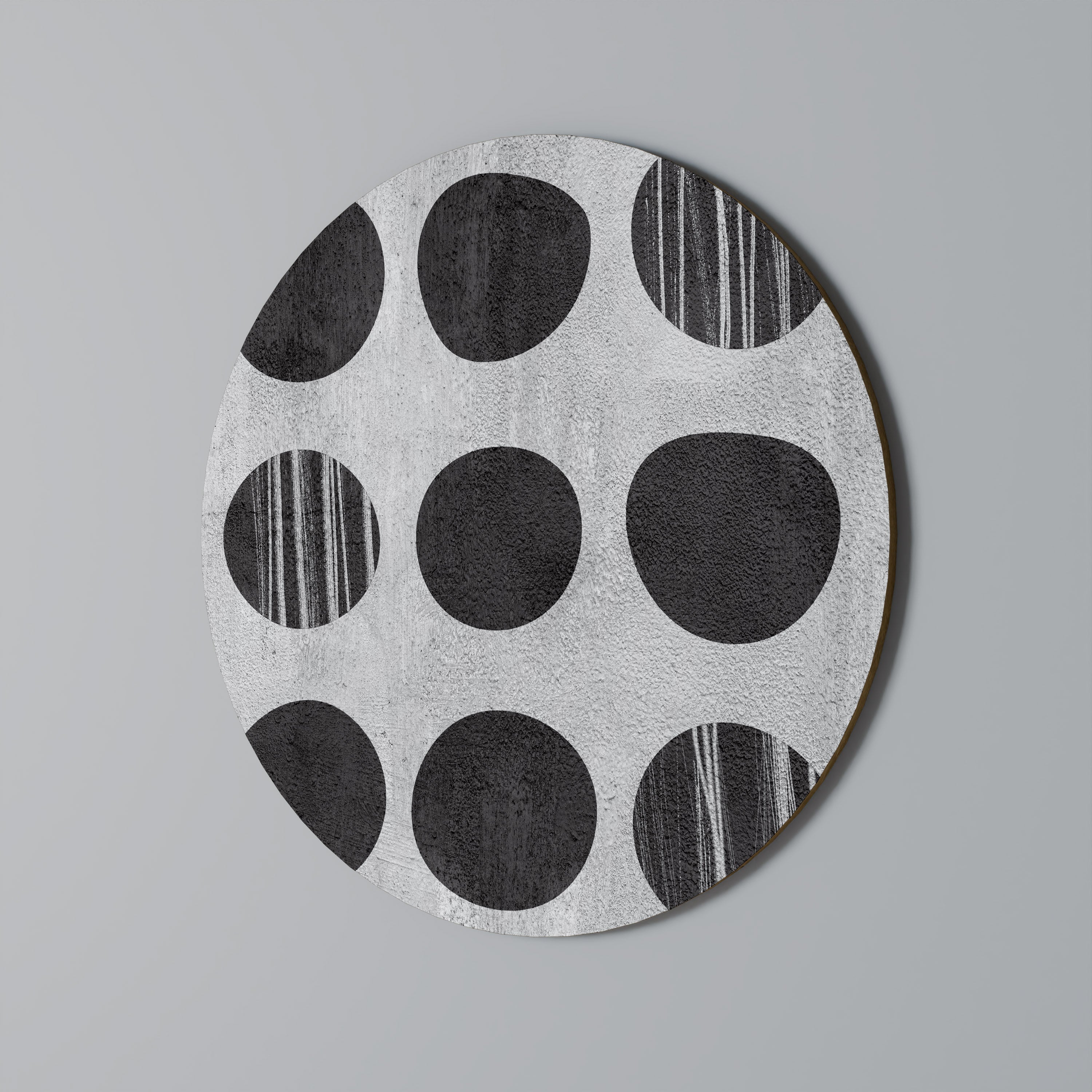 Dégradés fantomatiques - Décoration murale ronde