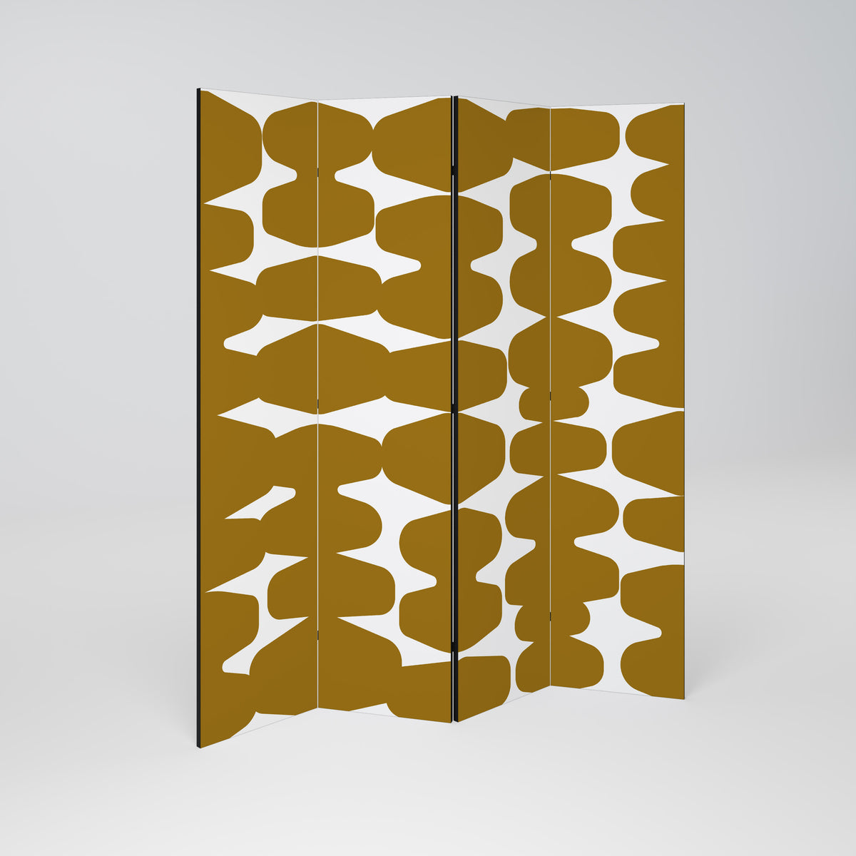 MOLTEN ECHOES 4-Panel Room Divider