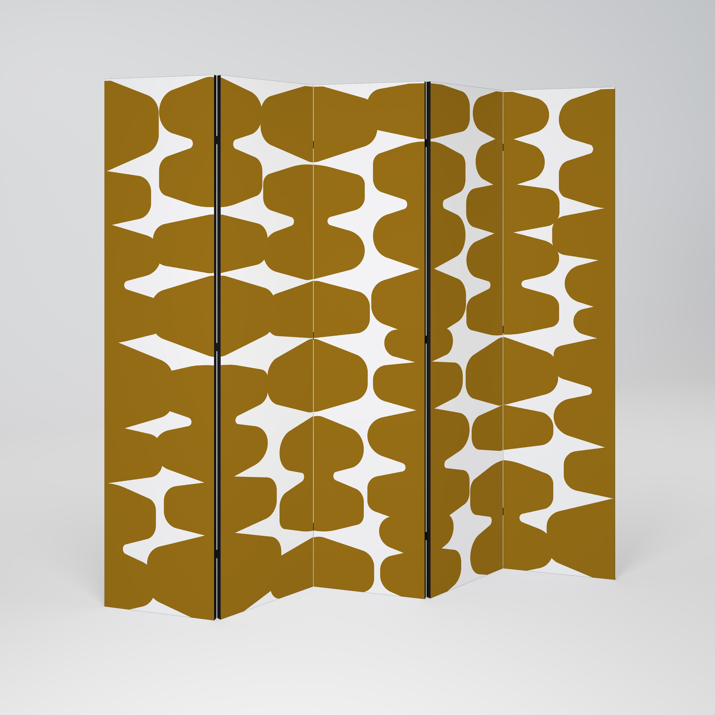 MOLTEN ECHOES 5-Panel Room Divider