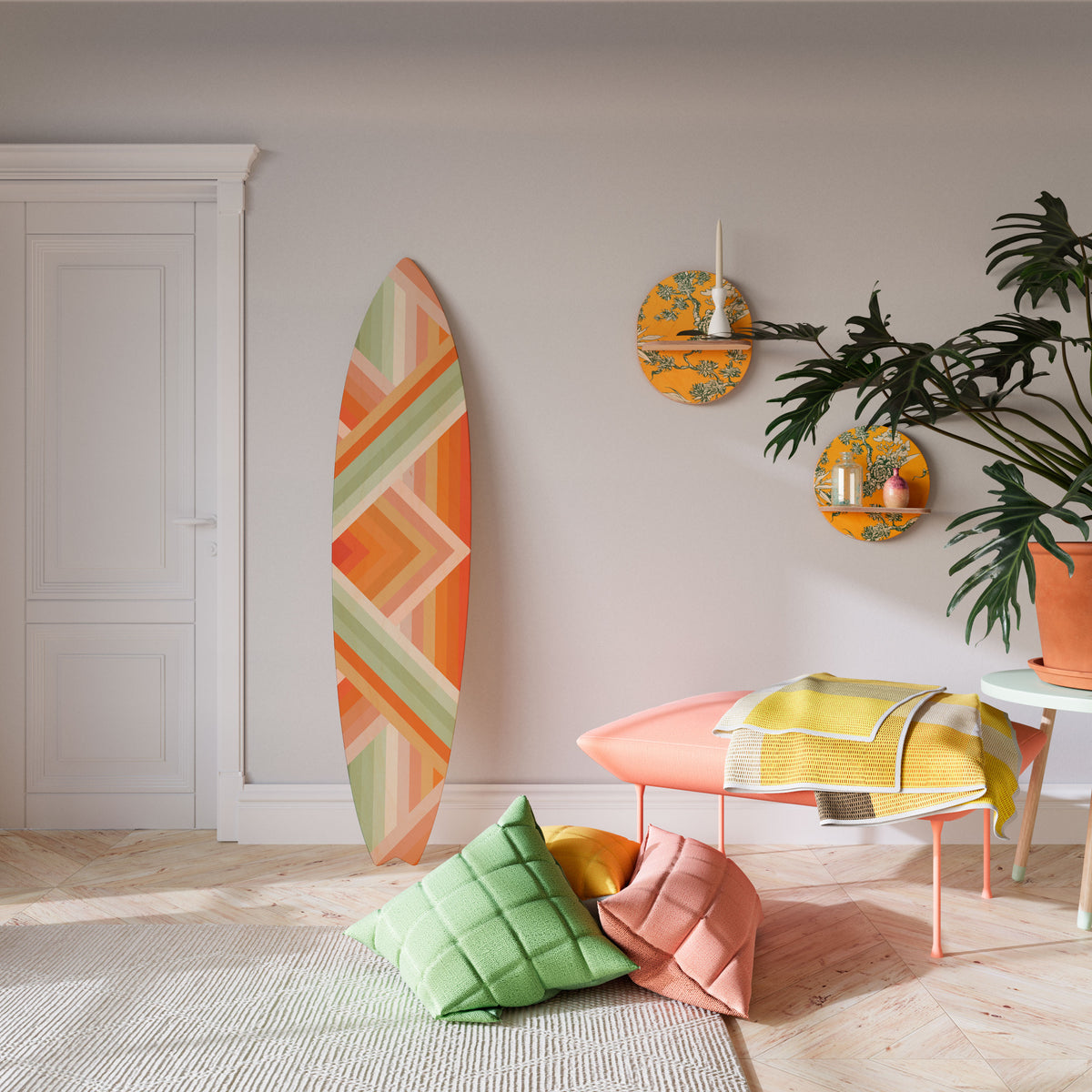 GRADIENT PICKS Surfboard Decorative Panel