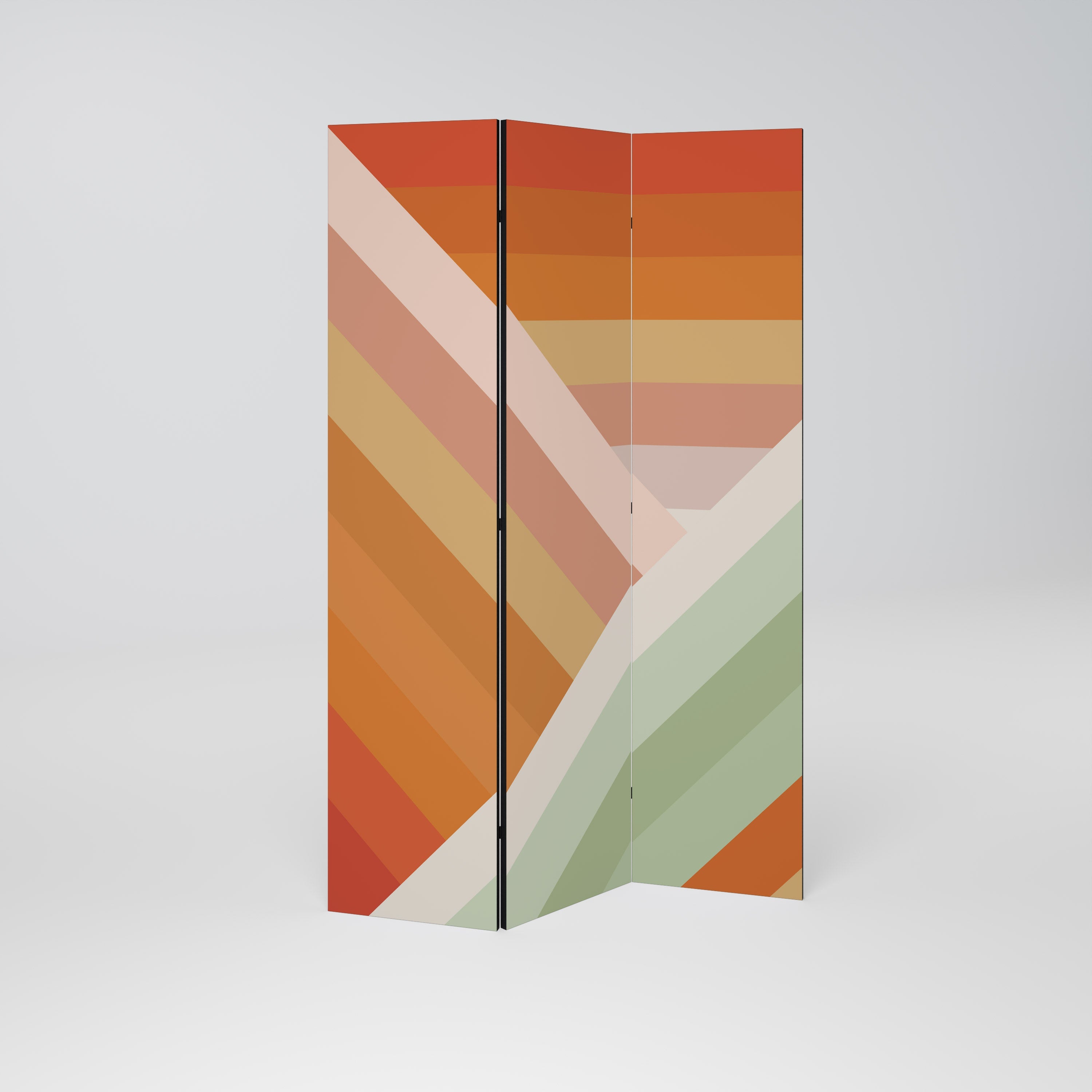 GRADIENT PICKS Decorative 3-Panel Room Divider