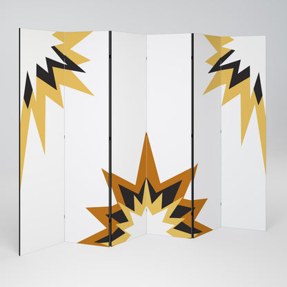 EXPLOSIVE HARMONY 6-Panel Room Divider