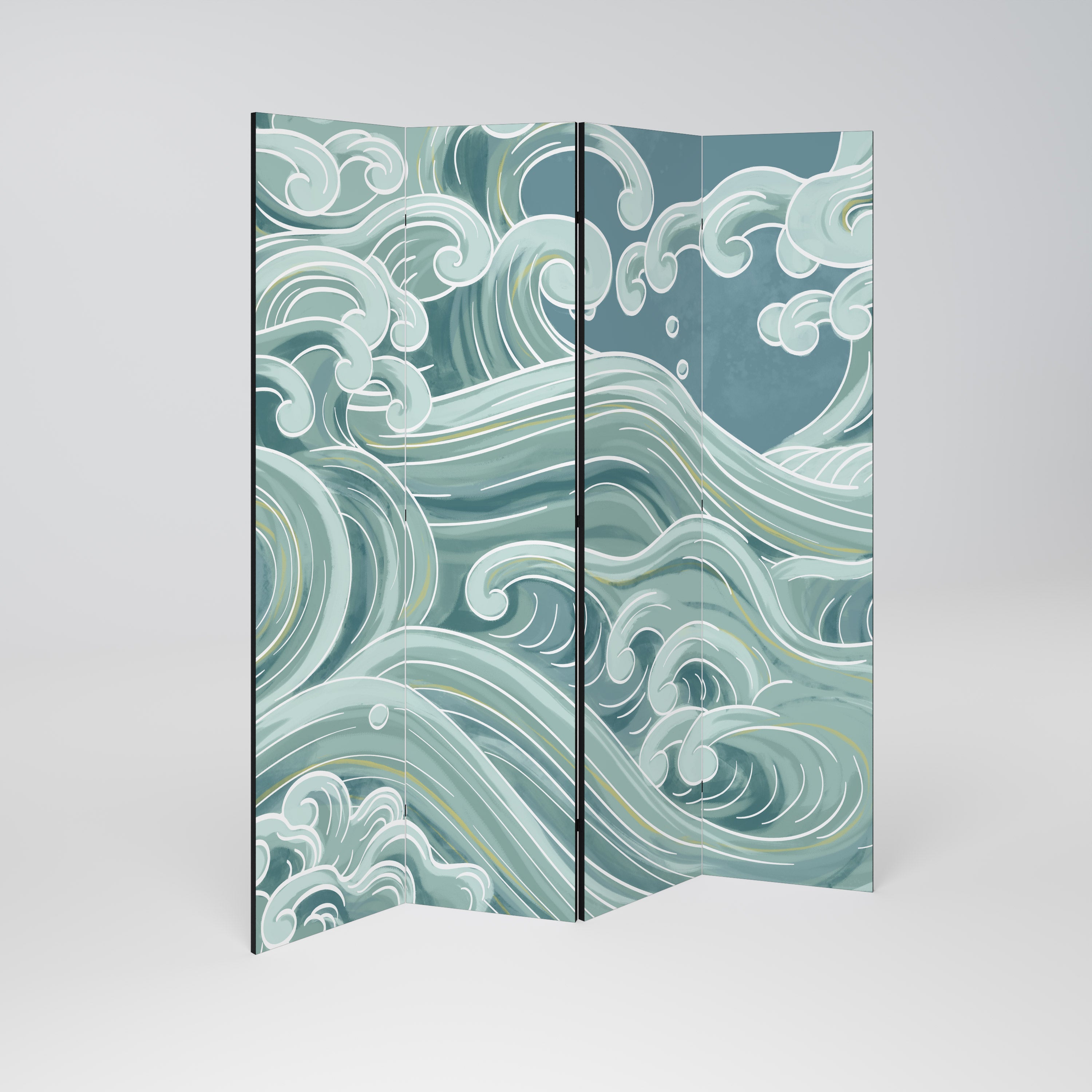 ASIAN SWAY 4-Panel Room Divider
